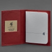 Обкладинка для паспорта зі шкіри 1.2 (червона) шкіра Krast