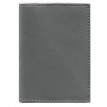 Обложка для паспорта из кожи 1.2 (серая)