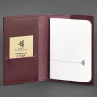 Обложка для паспорта из кожи 1.2 (бордовая) кожа Krast