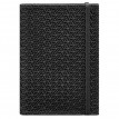 Обложка для паспорта из кожи 2.0 "Карбон" (черная)