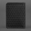 Кожаная обложка для прав или id-паспорта 4.0 (карбон черная)
