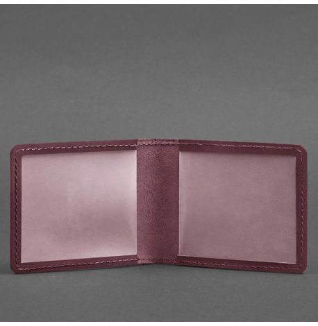 Кожаная обложка для удостоверения с гербом Украины (бордовая) кожа Crazy Horse