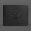 Шкіряна обкладинка для посвідчення ГУР (чорна) шкіра Crazy Horse