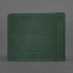 Кожаная обложка для удостоверения с гербом Украины (зеленая) кожа Crazy Horse