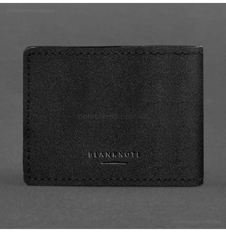 Кожаная обложка для удостоверения ГСЧС (черная) кожа Krast