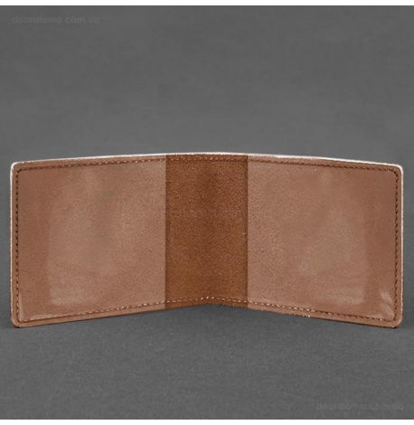 Шкіряна обкладинка для посвідчення ДСНС (світло-коричнева) шкіра Crazy Horse
