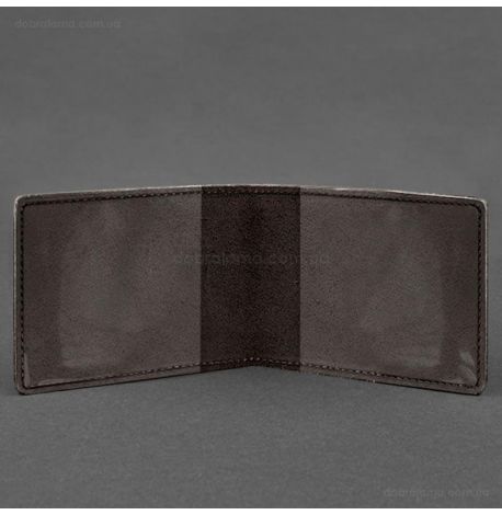 Кожаная обложка для удостоверения инвалида войны (темно-коричневая)