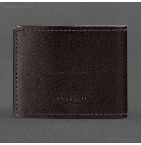 Кожаная обложка для удостоверения инвалида войны (темно-коричневая)