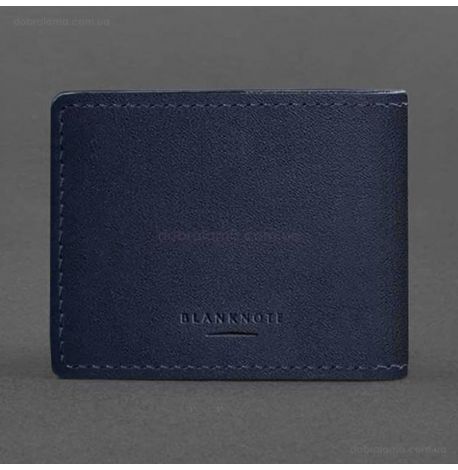 Кожаная обложка для удостоверения инвалида войны (темно-синяя)