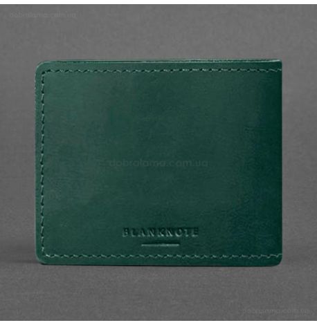 Шкіряна обкладинка для посвідчення Міністерства оборони (зелена) шкіра Crazy Horse