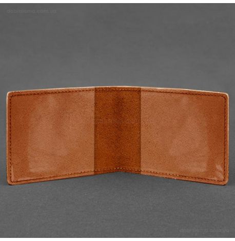 Шкіряна обкладинка для посвідчення Міністерства оборони (світло-коричнева) шкіра Crazy Horse