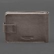 Кожаная обложка-портмоне для удостоверения УБД (темно-бежевая)