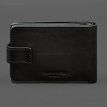 Кожаная обложка-портмоне для удостоверения УБД (черная)