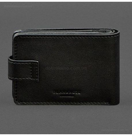 Кожаная обложка-портмоне для удостоверения УБД (черная)