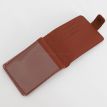 Кожаная обложка-портмоне для удостоверения УБД (светло-коричневая)