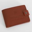 Кожаная обложка-портмоне для удостоверения УБД (светло-коричневая)