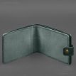 Шкіряна обкладинка-портмоне для посвідчення УБД (зелена)