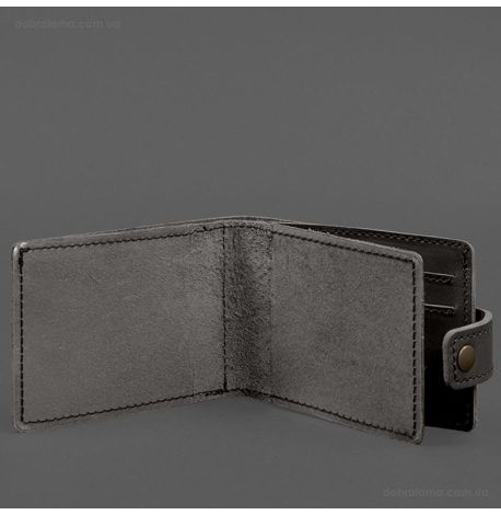 Кожаная обложка-портмоне для картонного удостоверения УБД (темно-коричневая)