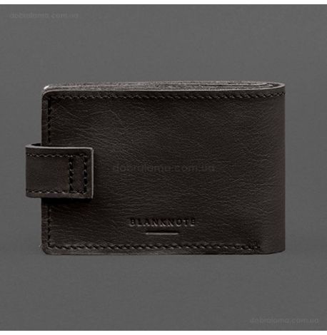 Кожаная обложка-портмоне для картонного удостоверения УБД (темно-коричневая)