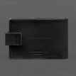Кожаная обложка-портмоне для картонного удостоверения УБД (черная)