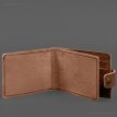 Кожаная обложка-портмоне для картонного удостоверения УБД (светло-коричневая)