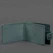 Кожаная обложка-портмоне для картонного удостоверения УБД (зеленая)