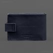 Кожаная обложка-портмоне для картонного удостоверения УБД (темно-синяя)