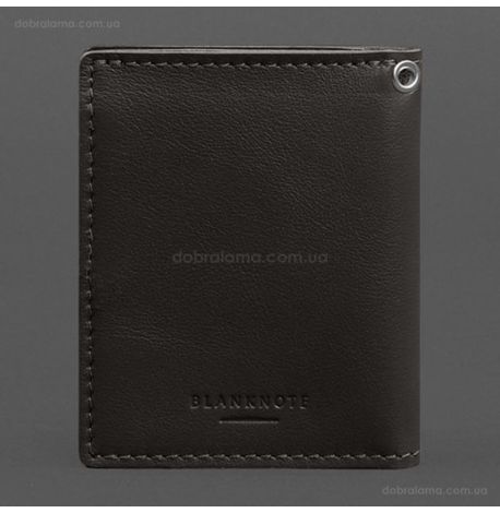 Шкіряна обкладинка для посвідчення офіцера ДПСУ (темно-коричнева)