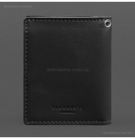 Шкіряна обкладинка для посвідчення офіцера ДПСУ (чорна)