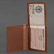 Кожаная обложка для удостоверения офицера ГПСУ (светло-коричневая)