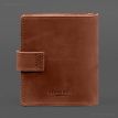 Кожаная обложка-портмоне для удостоверения офицера ГПСУ 11.2 (светло-коричневая) кожа Crazy Horse