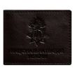 Кожаная обложка для удостоверения Национальной гвардии Украины (темно-коричневая)