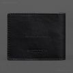 Шкіряна обкладинка для посвідчення Національної гвардії України (чорна)