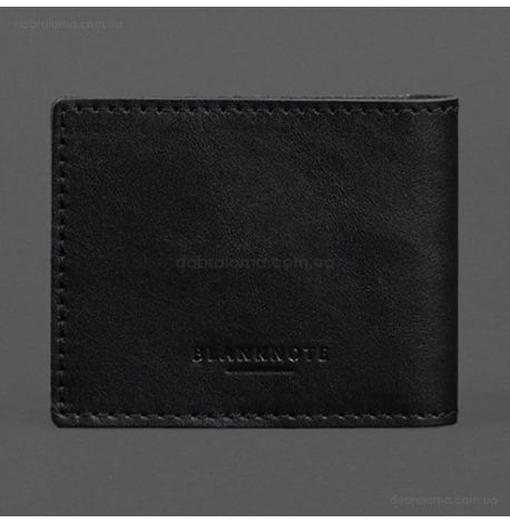 Шкіряна обкладинка для посвідчення Національної гвардії України (чорна)