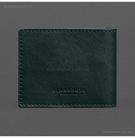 Кожаная обложка для удостоверения Национальной гвардии Украины (зеленая)