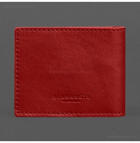 Шкіряна обкладинка для посвідчення Національної гвардії України (червона)