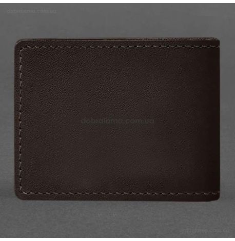 Кожаная обложка для удостоверения Государственной налоговой службы (темно-коричневая) кожа Krast