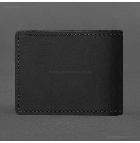 Шкіряна обкладинка для посвідчення Державної податкової служби (чорна) шкіра Crazy Horse
