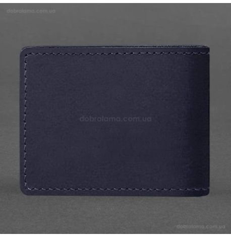 Шкіряна обкладинка для посвідчення Державної податкової служби (темно-синя) шкіра Krast