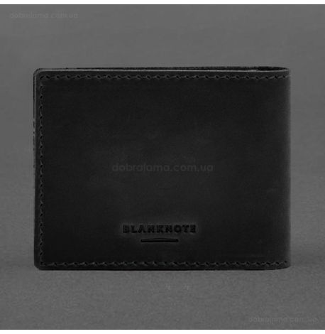 Кожаная обложка для удостоверения инвалида российско-украинской войны (черная) кожа Crazy Horse