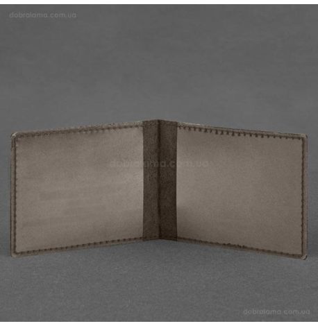 Шкіряна обкладинка для посвідчення інваліда російсько-української війни (темно-коричнева) шкіра Crazy Horse