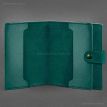 Шкіряна обкладинка-портмоне для посвідчення офіцера 11.0 (зелена)