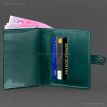 Шкіряна обкладинка-портмоне для посвідчення офіцера 11.0 (зелена)