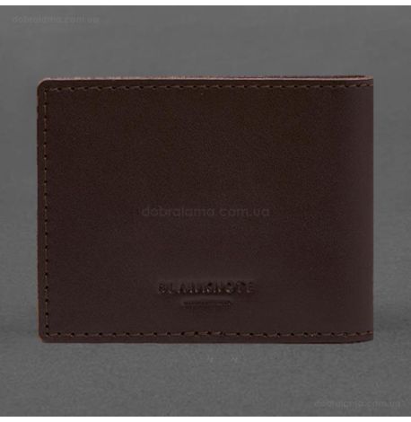 Кожаная обложка для удостоверения ветерана военной службы (темно-коричневая)