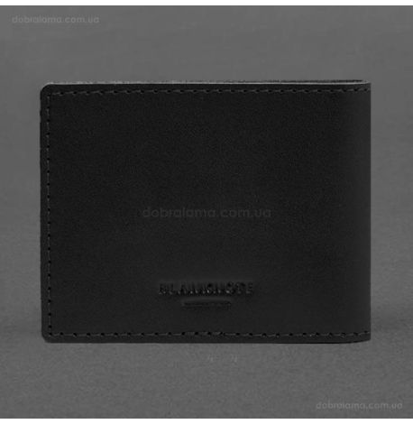 Шкіряна обкладинка для посвідчення ветерана військової служби (чорна)