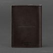 Кожаная обложка для военного билета (под военно-учетный документ) 7.4 А5 (темно-коричневая)