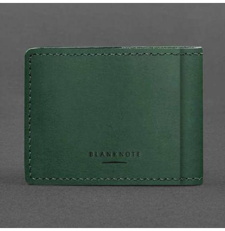 Кожаная обложка для удостоверения универсальная (зеленая) кожа Crazy Horse