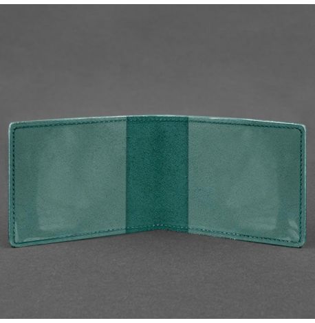 Кожаная обложка для удостоверения универсальная (зеленая)