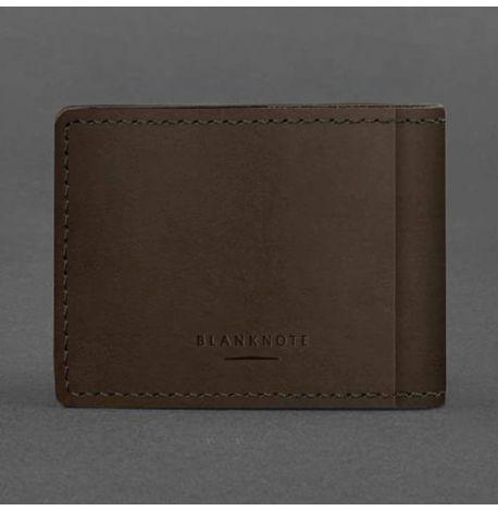 Кожаная обложка для удостоверения универсальная (темно-коричневая) кожа Crazy Horse