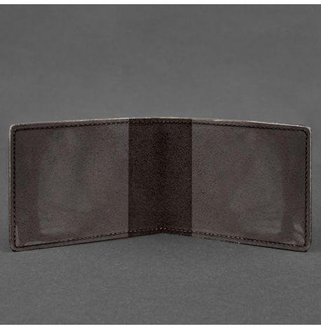 Кожаная обложка для удостоверения УБД (темно-коричневая) 8,5x11,5